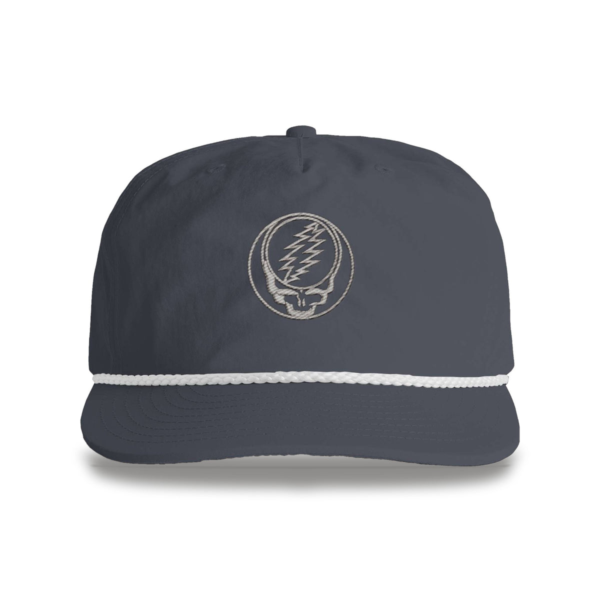 Grateful Dead Embroidered Stealie Surf Rope Cap - Navy