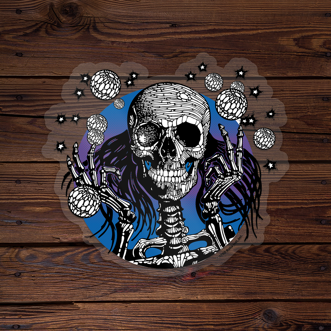Floating Orbs - Throwback Sticker