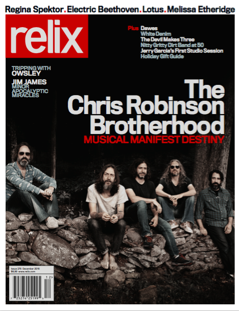 The Chris Robinson Brotherhood - December 2016 Relix Issue