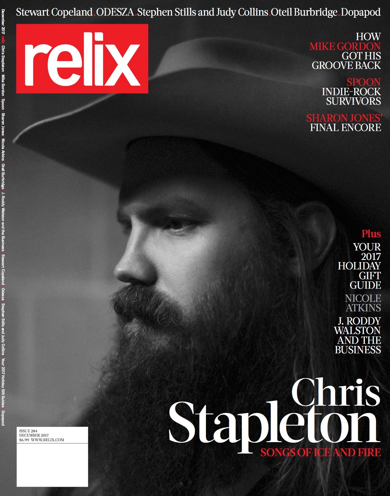 Chris Stapleton - December 2017 Relix Issue