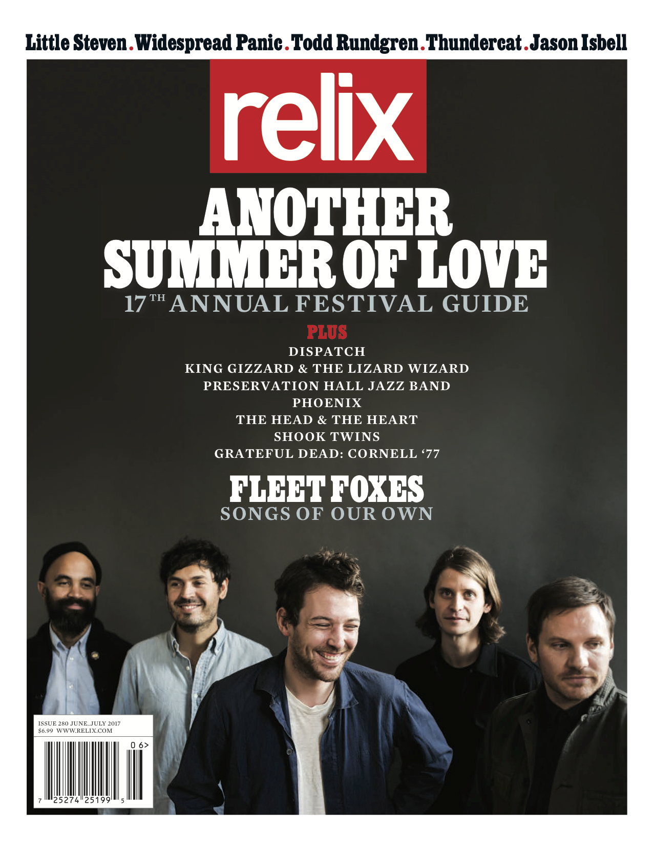 Fleet Foxes - June/July 2017 Relix Issue