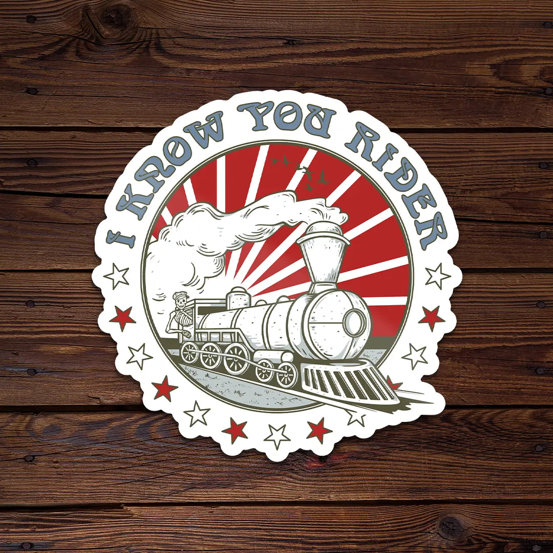 I Know You Rider - Throwback Sticker | Sticker | Relix | relix.shop