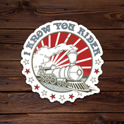 I Know You Rider - Throwback Sticker