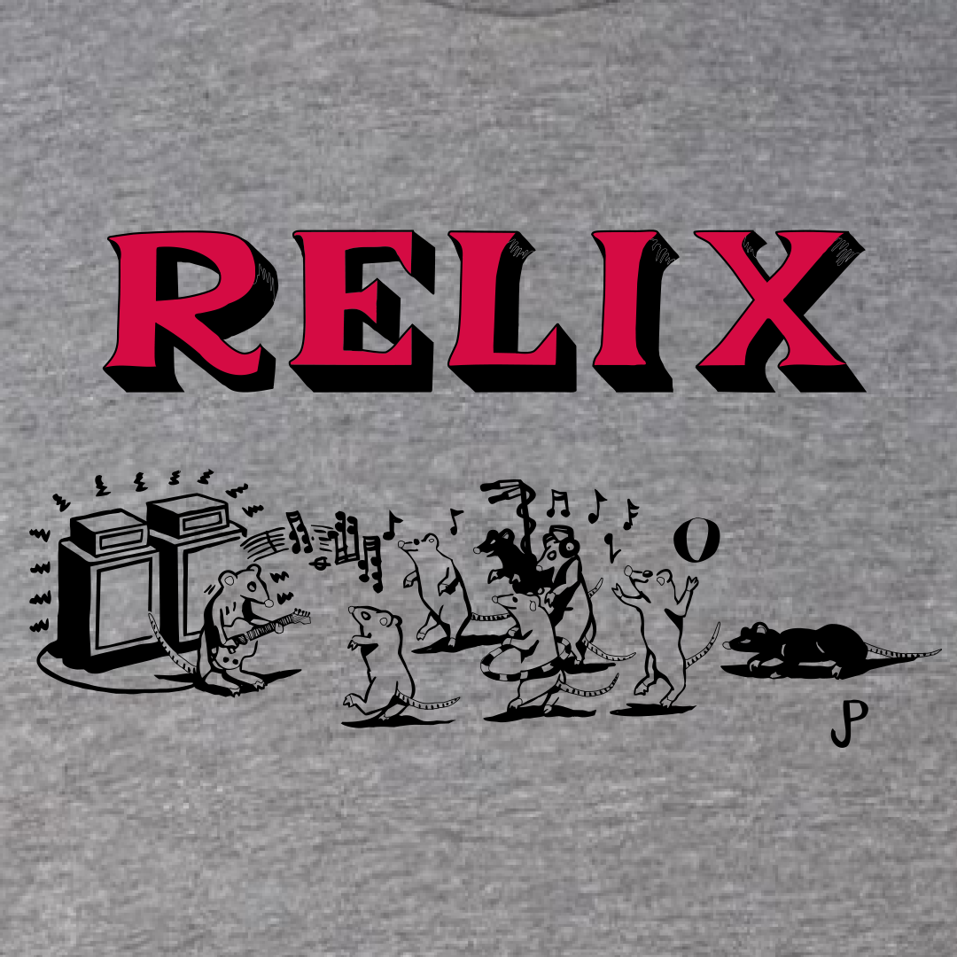 Jim Pollock "Pied Piper" Heather Grey T-Shirt