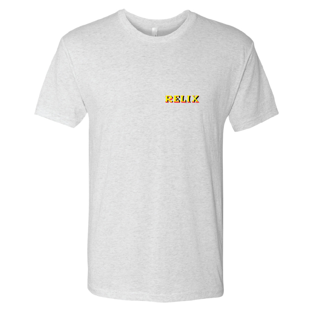 Jim Pollock "Pied Piper" Heather White T-Shirt