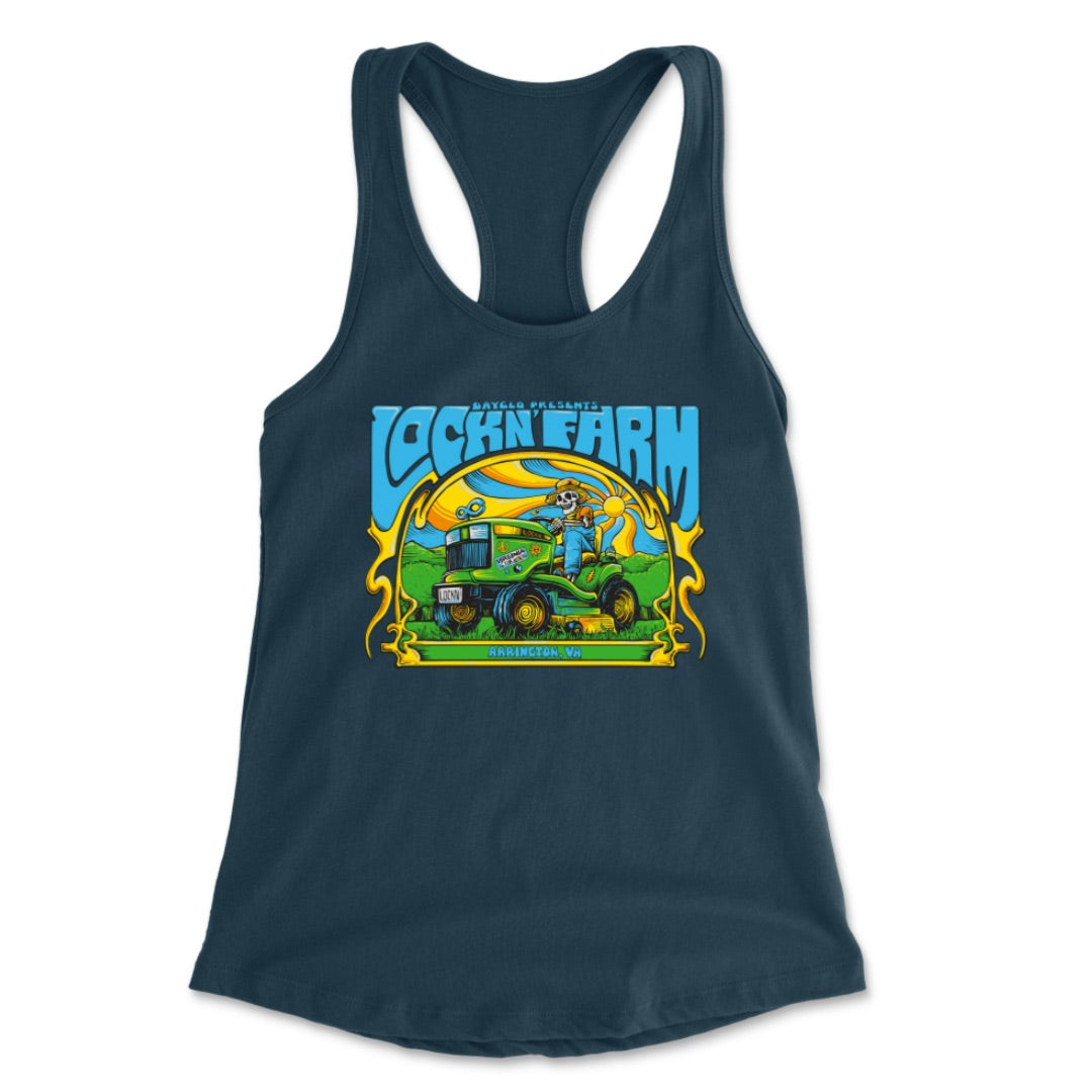 LOCKN' Farm Tractor Women's Tank Top