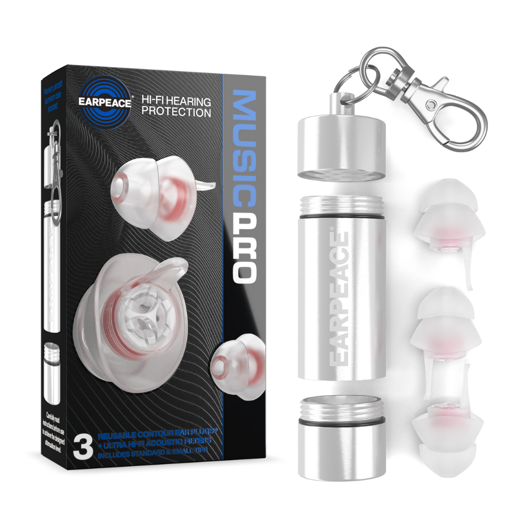 Music Pro Earplugs by EARPEACE with Carrying Case
