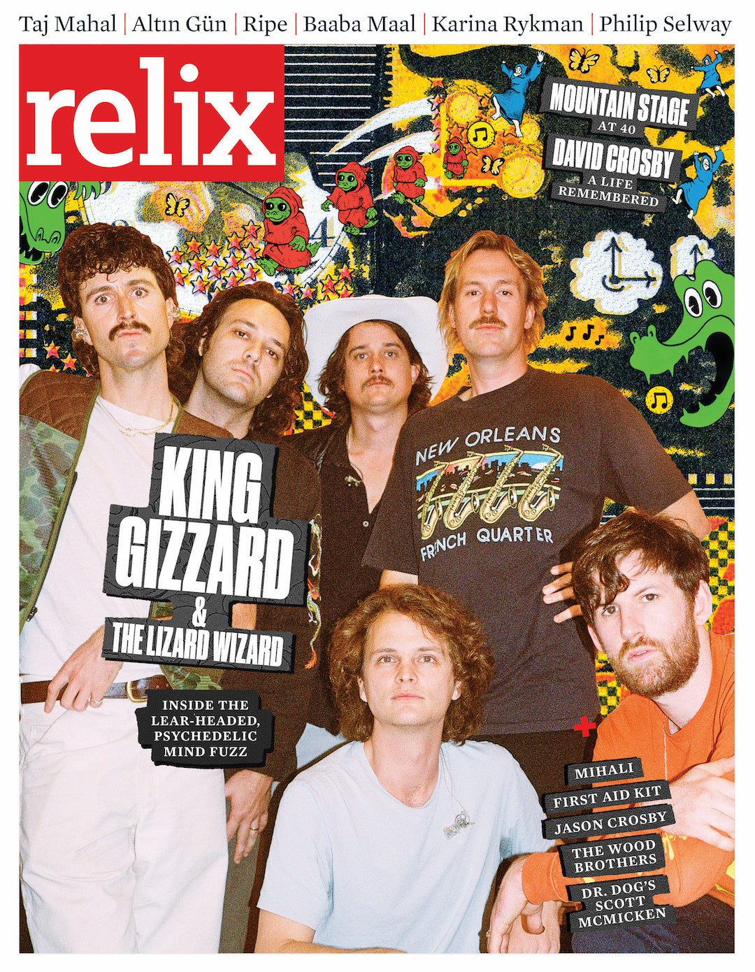 King Gizzard & The Lizard Wizard - March 2023 Relix Issue