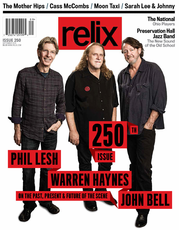 Phil Lesh, Warren Haynes, John Bell - September 2013 Relix Issue