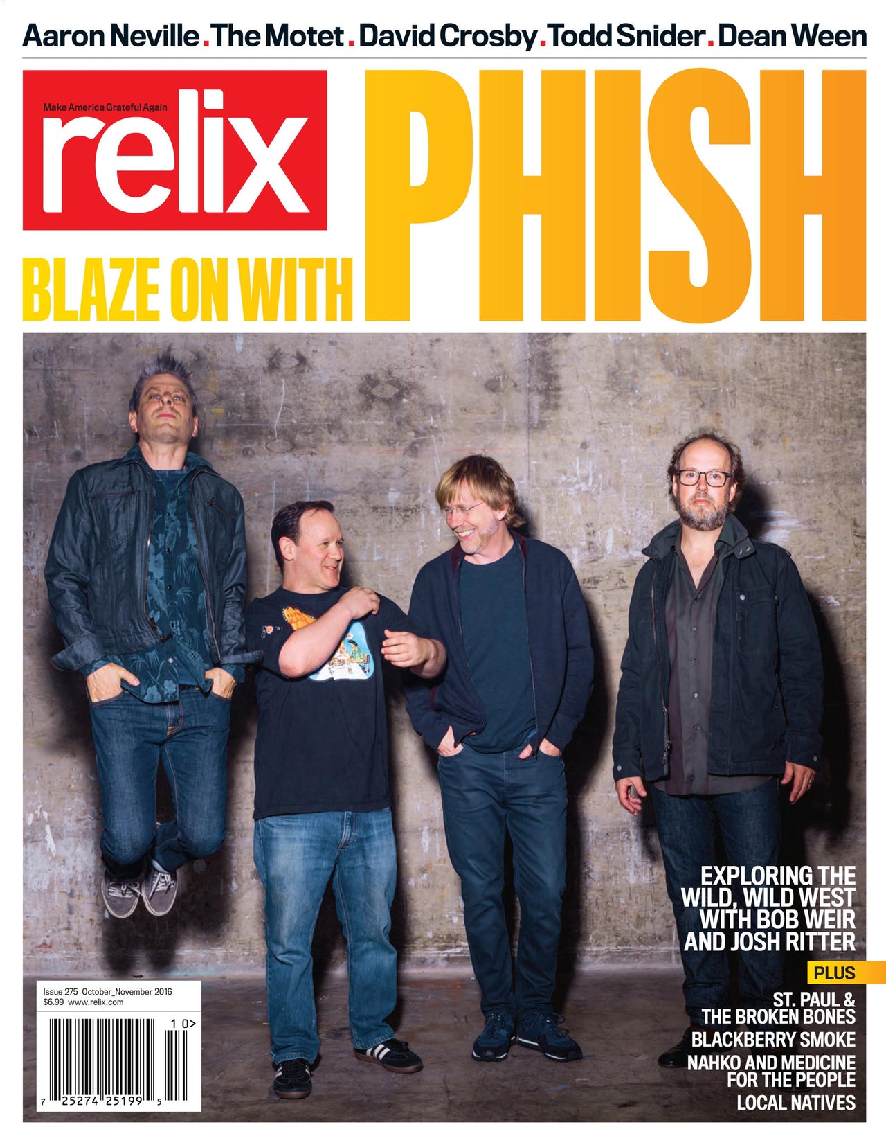 Phish - October/November 2016 Relix Issue
