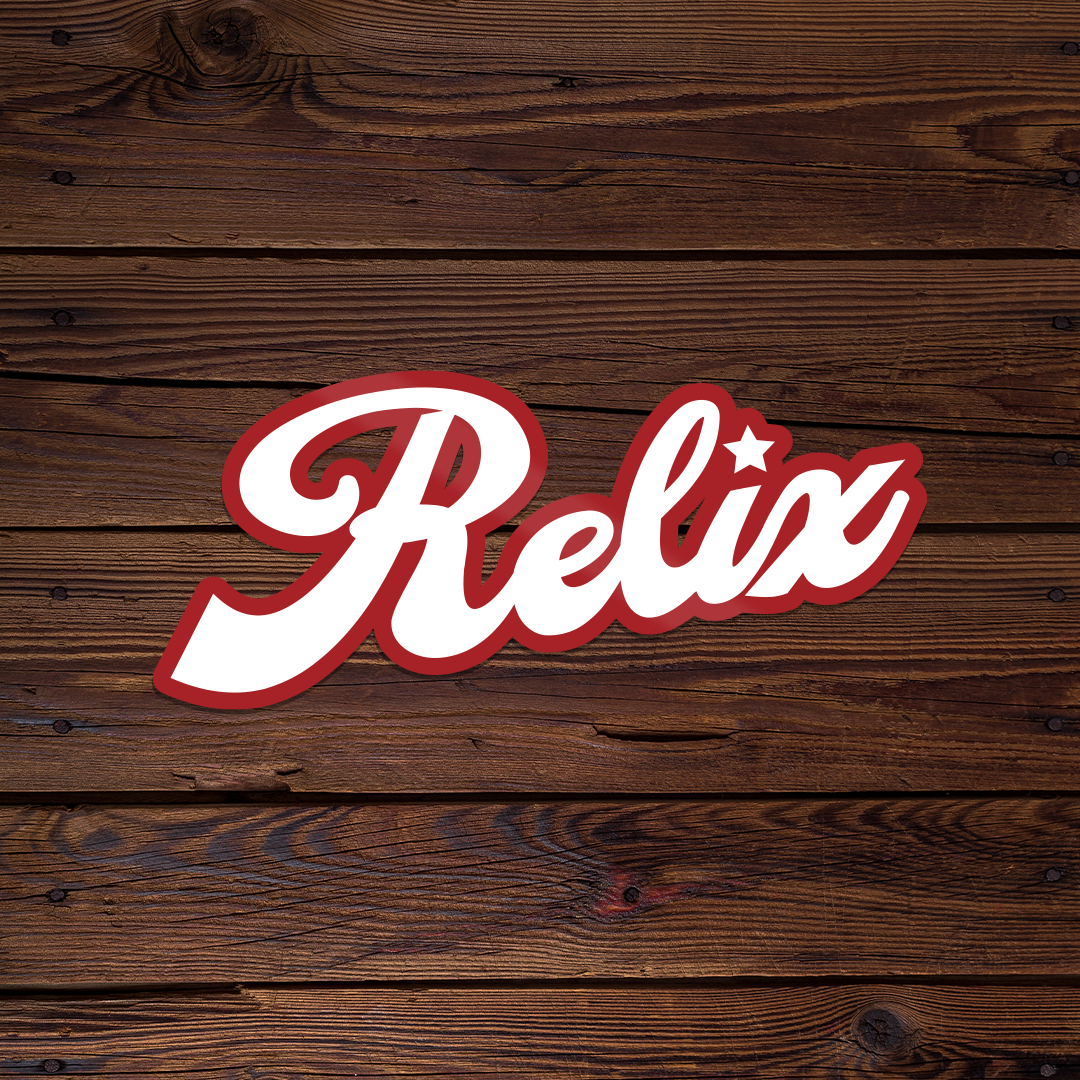 Relix Red, White & Blue Sticker