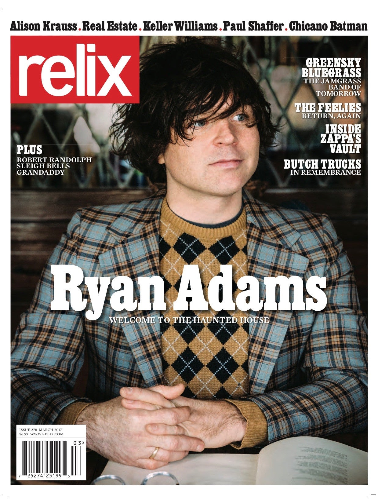 Ryan Adams - March 2017 Relix Issue