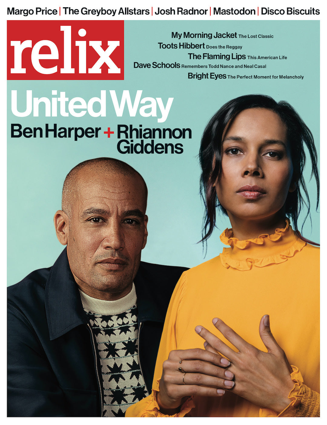 Ben Harper & Rhiannon Giddens - September 2020 Relix Issue