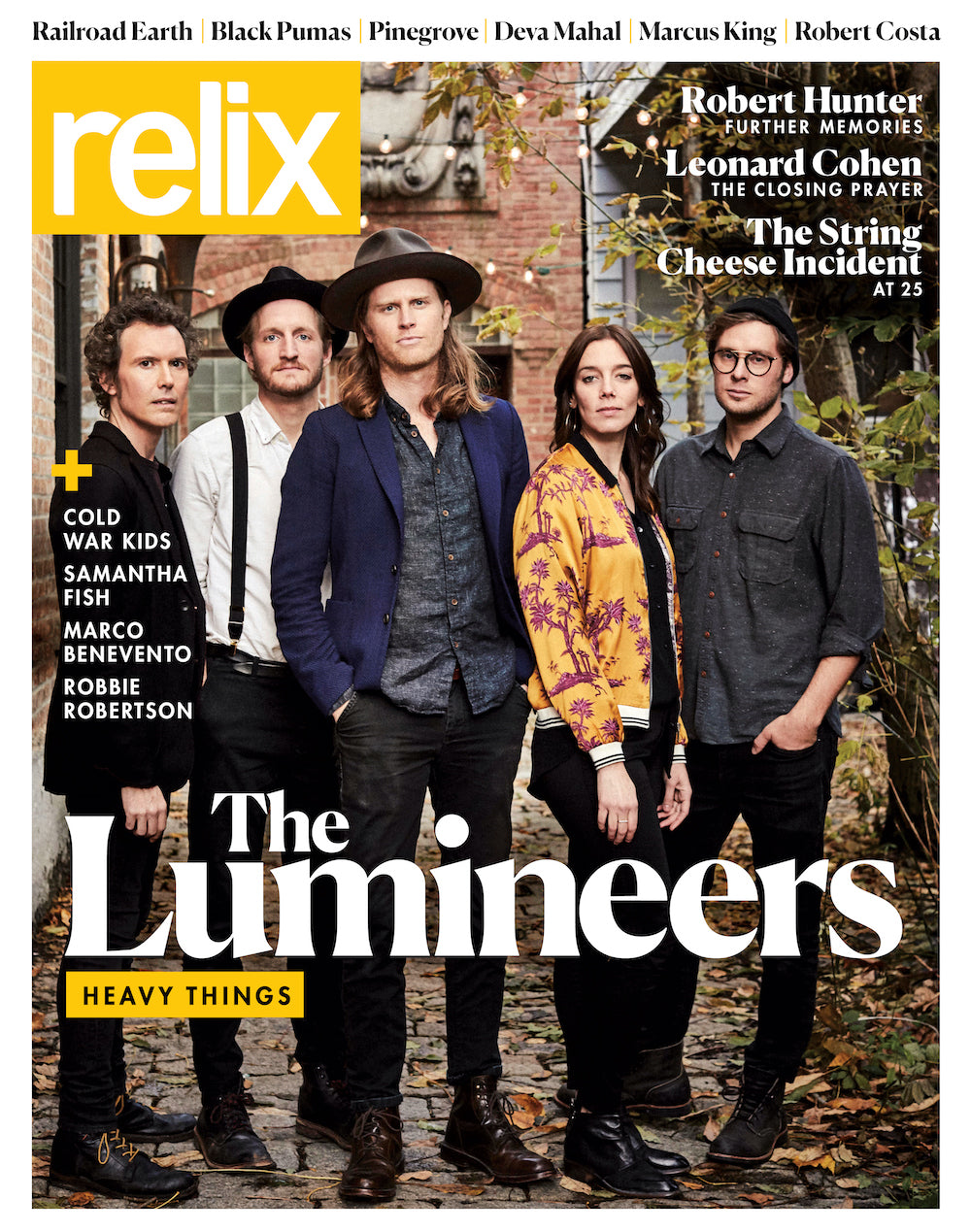 The Lumineers - January/February 2020 Relix Issue