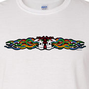 Twin Skulls Throwback Long Sleeve T-Shirt