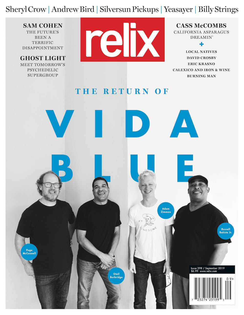 Vida Blue - September 2019 Relix Issue