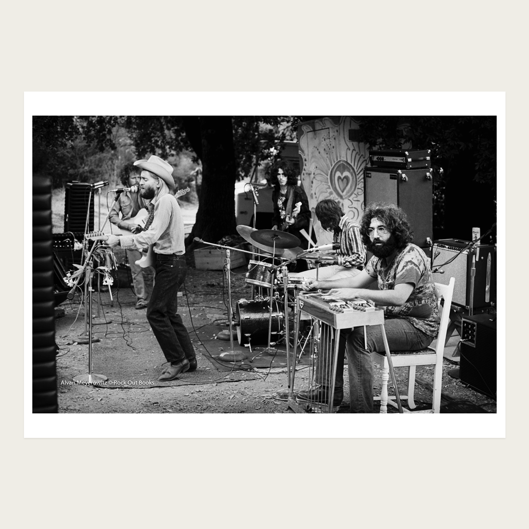 New Riders of the Purple Sage with Jerry Garcia, 1971, Alvan Meyerowitz