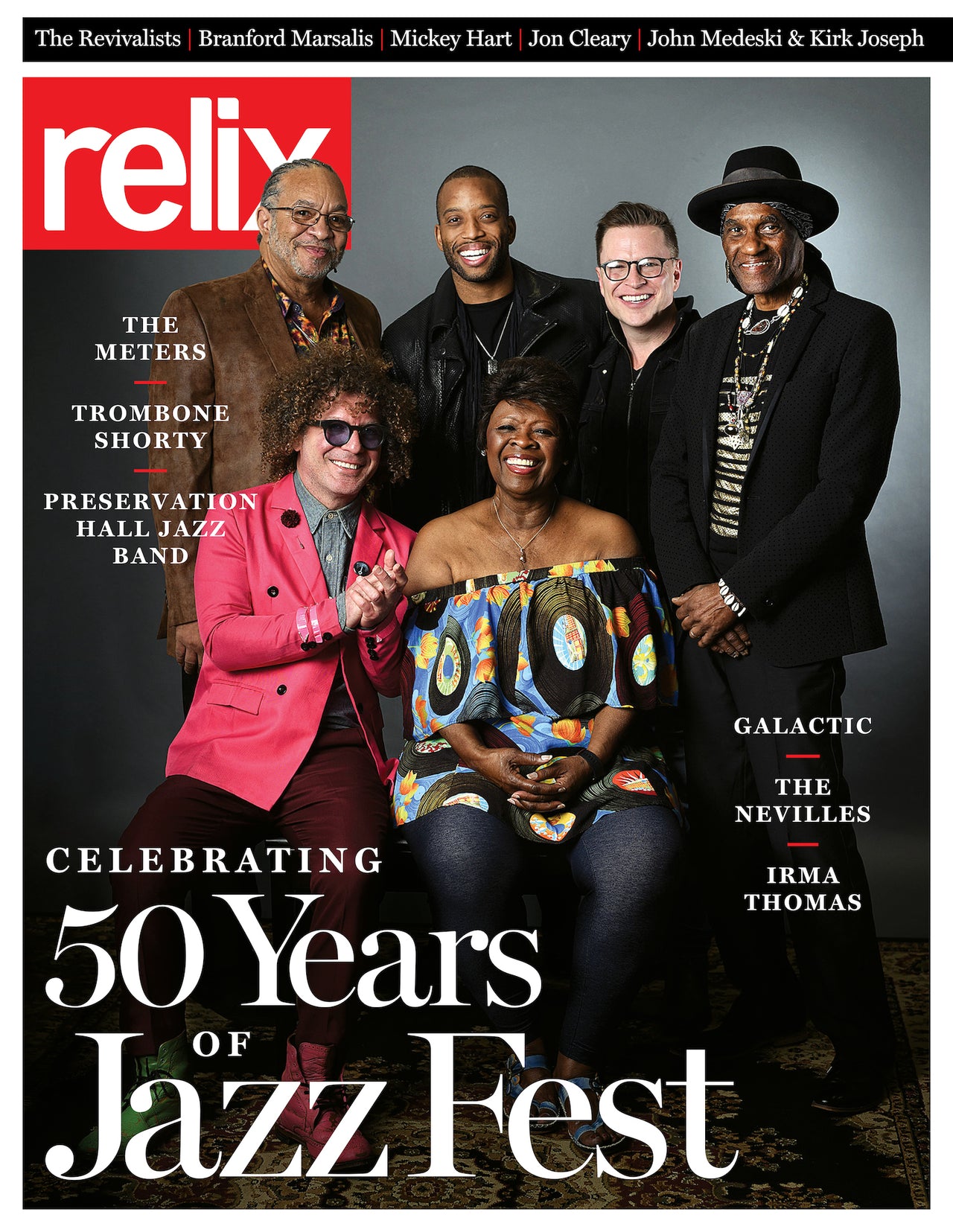 50th Anniversary of the New Orleans Jazz & Heritage Festival - April/May 2019 Relix Collector's Issue