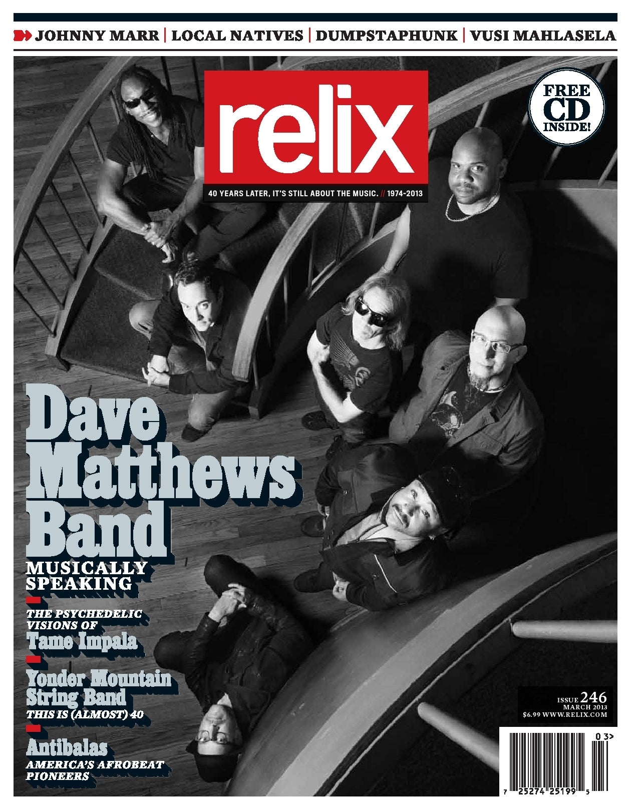 Dave Matthews Band - March 2013 Relix Issue