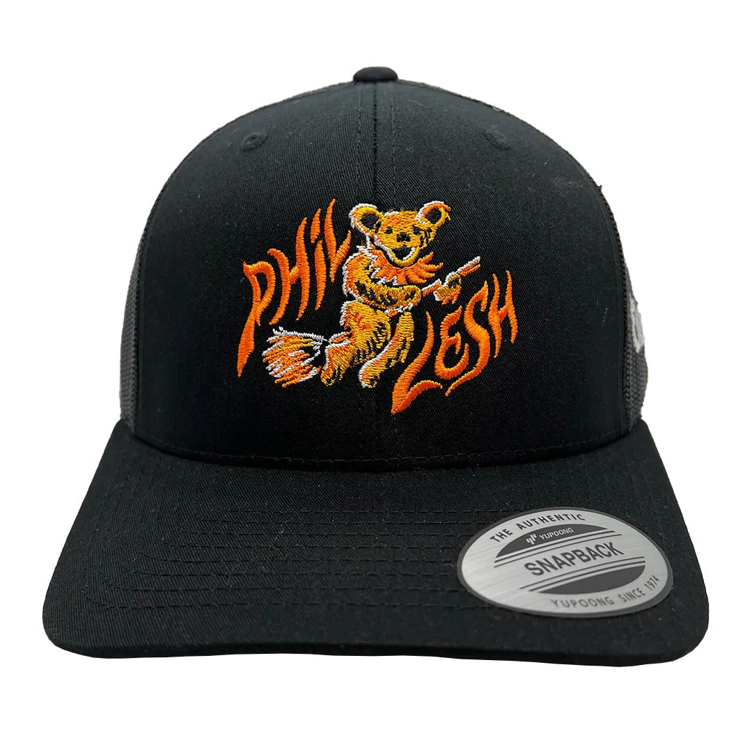 Phil Lesh & Friends - "Bear on Broom" Trucker Hat