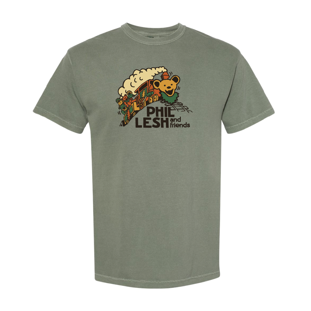 Phil Lesh & Friends Short Sleeve Bear on Train T-Shirt