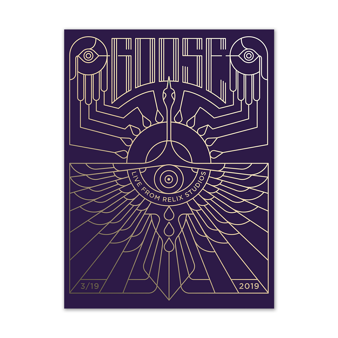 Goose - The Relix Session Foil Edition Poster