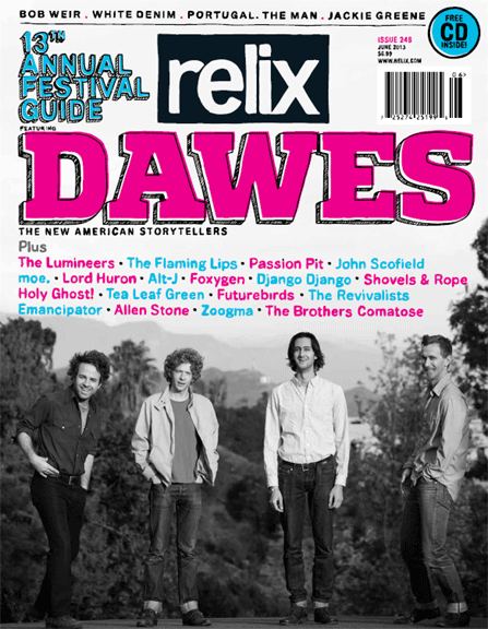 Dawes - June 2013 Relix Issue