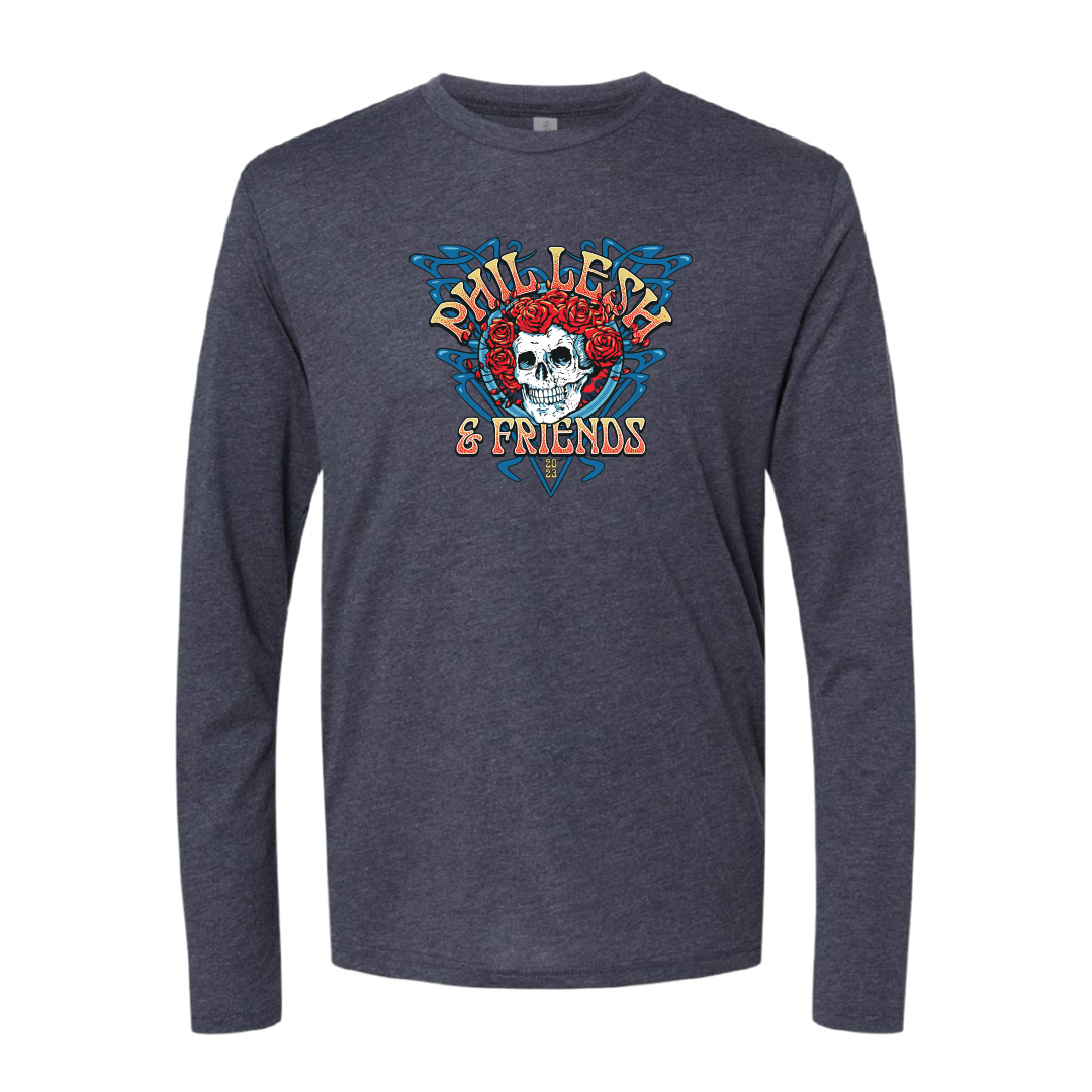 Phil Lesh & Friends Navy Long Sleeve Bertha T-Shirt