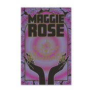 Maggie Rose The Relix Session poster featuring vibrant floral and portrait illustration with bold typography